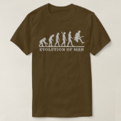 Funny Guitarist Guitar Evolution Man 864 T-Shirt (Design vorne)