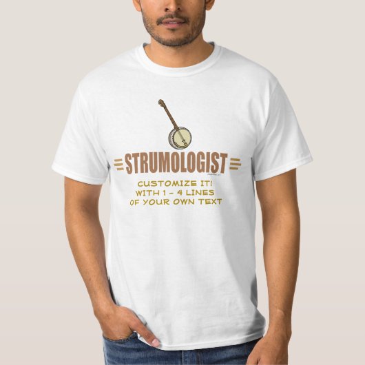 Funny Guitarist T-Shirt (Vorderseite)