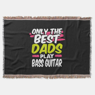 Funny Guitarist Vater Geschenk nur Beste Vater Bas Decke