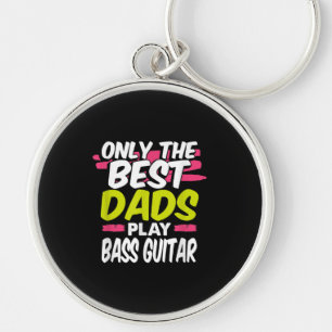 Funny Guitarist Vater Geschenk nur Beste Vater Bas Schlüsselanhänger