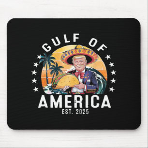 Funny Gulf of US.america Est 2025 Präsident Trump Mousepad