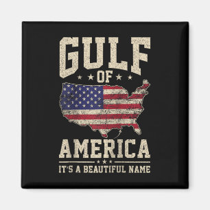 Funny Gulf of US America Vintager Golf von Mexiko  Magnet