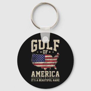 Funny Gulf of US America Vintager Golf von Mexiko  Schlüsselanhänger