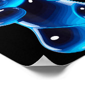 Funny Gummy Bear Art For Men Women Kids Candy Bear Poster (Ecke)