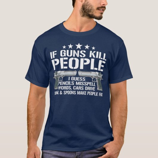 Funny Gun Besitzer 2. Spaß Gift Gun Pro T-Shirt (Vorderseite)