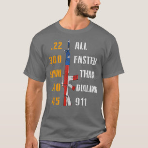 Funny Gun Rifle USA Offensive Spaß Patriotic T-Shirt