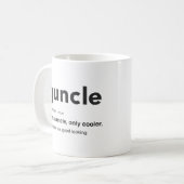 Funny Guncle Definition Print Kaffeetasse (Vorderseite Links)