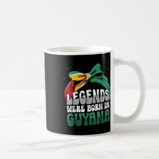 Funny Guyana Flag Guyana Kaffeetasse (Rechts)