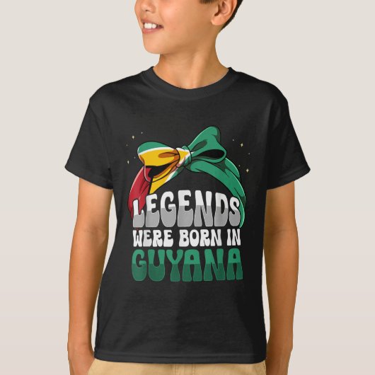 Funny Guyana Flag Guyana T-Shirt (Vorderseite)