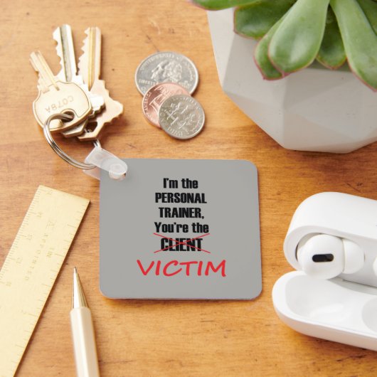 Funny Gym Fitness Personal Training Workout Schlüsselanhänger (Schreibtisch)