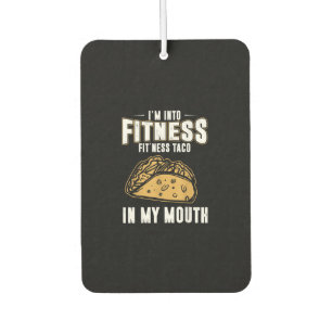 Funny Gym Fitness Taco T - Shirt Autolufterfrischer