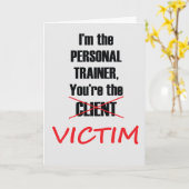 Funny Gym Fitness Training Grußkarte Karte (Gelbe Blume)