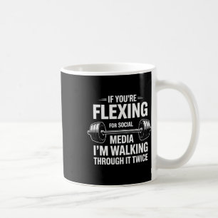 Funny Gym Flexing Workout Bodybuilding 1 Kaffeetasse
