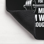 Funny Gym Flexing Workout Bodybuilding 1 Mousepad (Ecke)