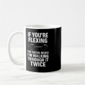 Funny Gym Flexing Workout Bodybuilding 2 Kaffeetasse (Links)