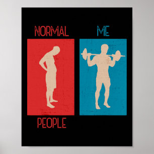 Funny Gym Gag Sprichwort Workout Fitness Gym Poster