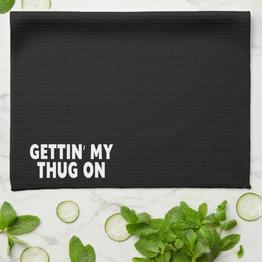 Funny Gym Handtuch (Gefaltet)