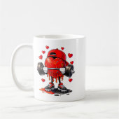 Funny Gym Heart Weightlifting Fitness Workout Drip Kaffeetasse (Links)