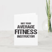 Funny Gym Instructor Workout Fitness Geschenk Body Karte (Vorderseite)