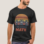 Funny Gym Math Man T-Shirt (Vorderseite)