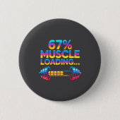 Funny Gym Meme 67  Button (Vorderseite)