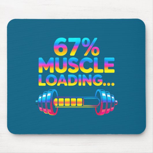Funny Gym Meme 67  Mousepad (Vorne)