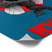 Funny Gym Mothman Shirt Cryptid Let's Get Ryptid G Poster (Ecke)