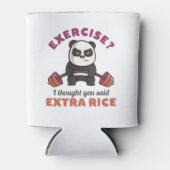 Funny Gym Motivation Fitness Training und Workout Dosenkühler (Vorderseite)