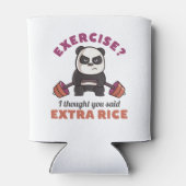 Funny Gym Motivation Fitness Training und Workout Dosenkühler (Rückseite)