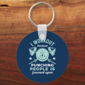 Funny Gym Motivation Fitness Training und Workout Schlüsselanhänger (Vorderseite)