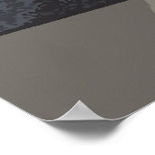 Funny Gym Owner Fitness David Holding Weight Poster (Ecke)