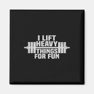 Funny Gym Puff Weightlift Muscle Crew Workout Wir Magnet