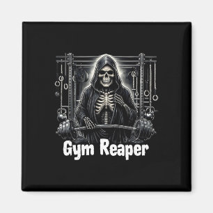 Funny Gym Sensenmann Workout Bodybuilding Magnet