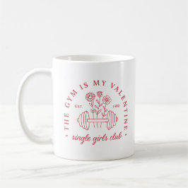 Funny Gym Single Girls Club Angebote für Gewichtsz Kaffeetasse