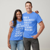 Funny Gym Spaß - Pizza, Ice Creme, Cheesecake T-Shirt (Unisex)