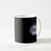 Funny Gym Train Hard Quote Inspiration Workout Wei Kaffeetasse (VorderseiteRechts)