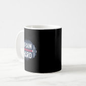 Funny Gym Train Hard Quote Inspiration Workout Wei Kaffeetasse (Vorderseite Links)