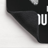 Funny Gym trainiert sein Set Zitat Mousepad (Ecke)