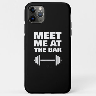 Funny Gym Ts trifft mich bei Bar Gym Lover Geschen Case-Mate iPhone Hülle