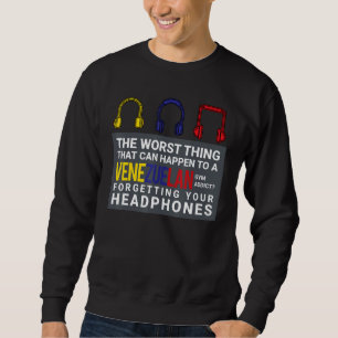 Funny Gym Venezuela Flag Venezuela Sweatshirt