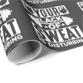 Funny Gym Weightlift Graphic for Sport Training Geschenkpapier (Rolleneckpunkt)