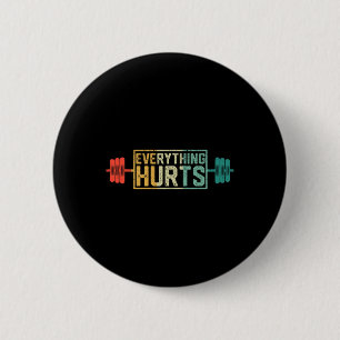 Funny Gym Workout Athlete Personal Trainer Jeder Button