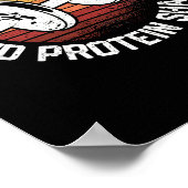 Funny Gym Workout Christliche Glaubensgewichte Poster (Ecke)