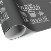 Funny Gym Workout Training Personal Trainer Geschenkpapier (Rolleneckpunkt)