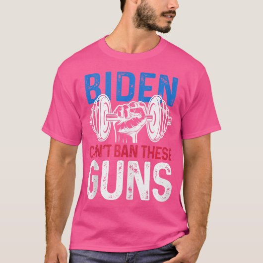 Funny Gym Workout Weightlift Biden kann das nicht  T-Shirt (Vorderseite)