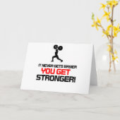 Funny Gym Zitat Design Karte (Gelbe Blume)
