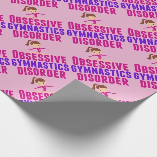 Funny Gymnastics Geschenkpapier (Ecke)