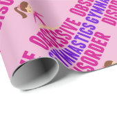 Funny Gymnastics Geschenkpapier (Rolleneckpunkt)