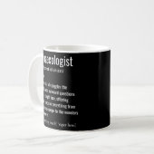 Funny Gynecologin Definition Gynacologin Kaffeetasse (Vorderseite Links)