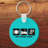 Funny haar stylist schlüsselanhänger (Vorderseite)